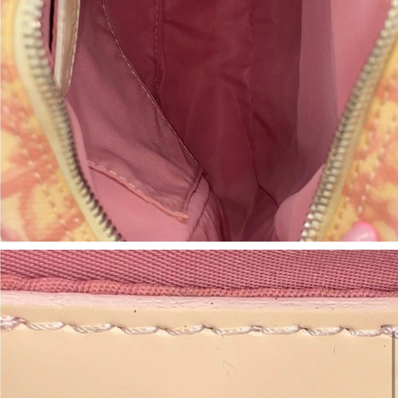 Dior Pink and Cream Monogram trotter Crossbody Bag - Picture 8 of 8